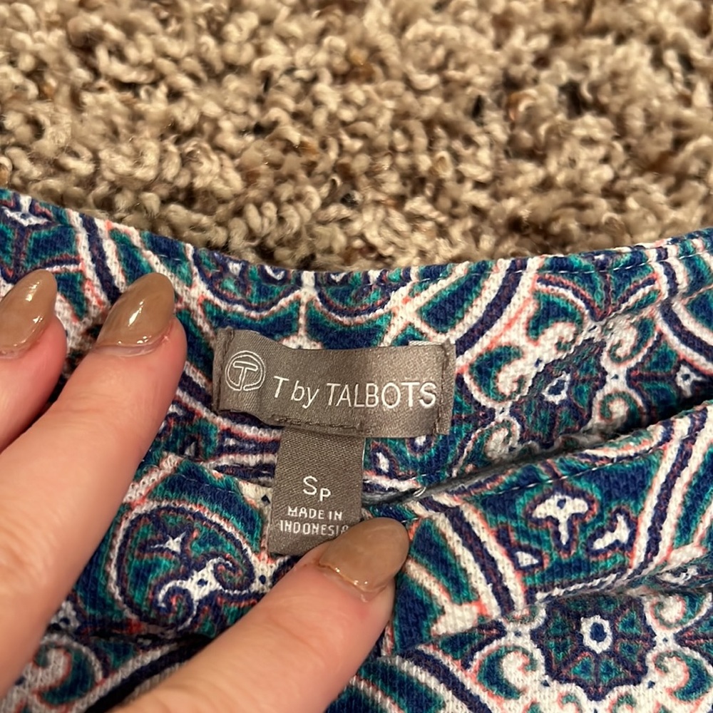 Talbots 3/4 Sleeve Shirt - Picture 2 of 8